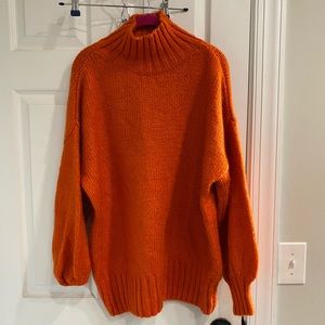 Oversized High Neck Sweater